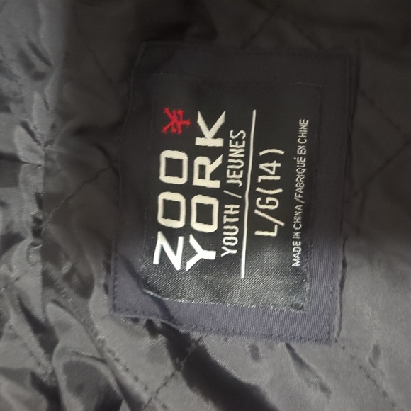Large children's size (14) black zoo york light jacket - Picture 7 of 7